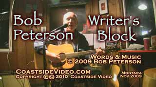 iPhone music video Link: Bob Peterson 'Writer's Block'