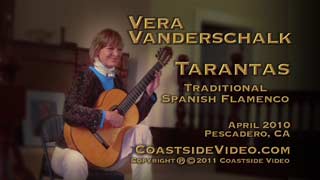 Video Link - Vera Vanderschalk - Flamenco guitar -Tarantas