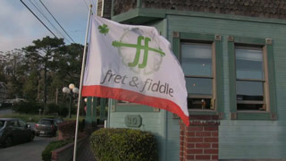 Fret & Fiddle flag waving - video Link
